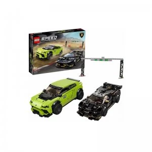 image of LEGO Speed Champions Lamborghini Urus ST-X and Lamborghini Hura