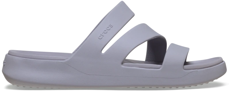 Image of Crocs Women Getaway Strappy Sandals Mauve Mist 8