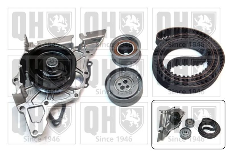 Image of QUINTON HAZELL Water pump and timing belt kit QUINTON HAZELL QBPK6040