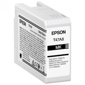 Image of Epson T47A8 Matte Black Ink Cartridge