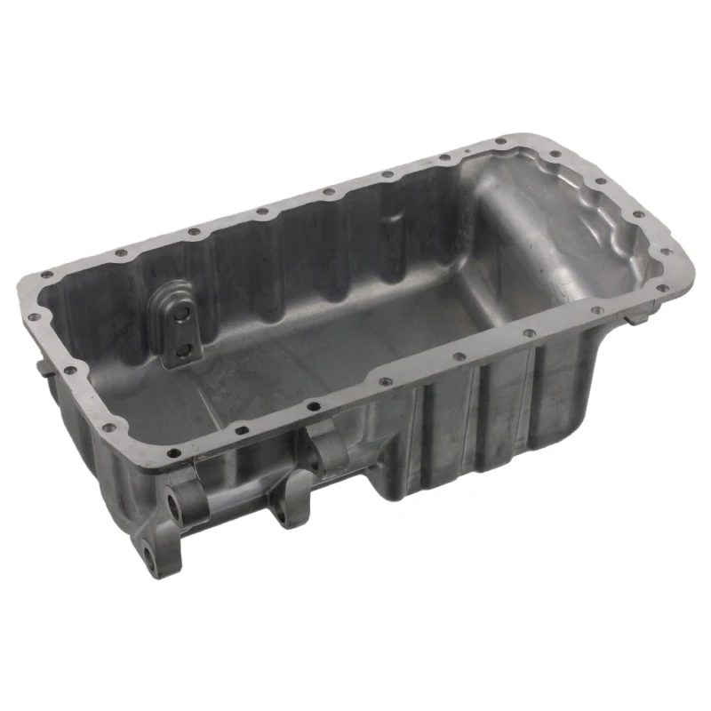 Image of FEBI BILSTEIN 36810 Oil Sump febi Plus with seal ring, Aluminium, with oil drain plug Oil Pan (592)