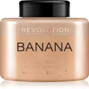 Image of Makeup Revolution Baking Powder Loose Powder Shade Banana 32 g
