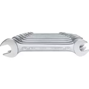 Image of Gedore 6077540 Gedore Double-ended open ring spanner set 10 Piece 6 - 27 mm