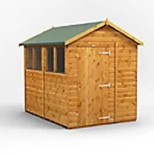 Image of Power Garden Shed 86PA Golden Brown 8x6