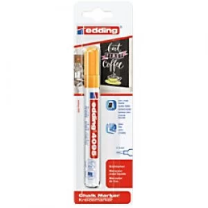 Image of edding 4095 Chalk Marker Medium Round Neon Orange