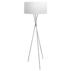 Fondachelli Tripod Floor Lamp Satin Nickel - Eglo