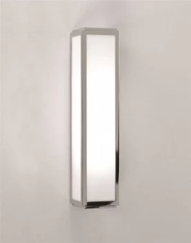 Image of LED 1 Light Bathroom Wall Light Polished Chrome IP44