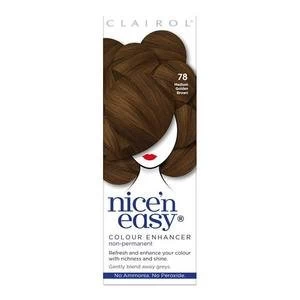 Image of Nice n Easy Colour Enhancer Hair Dye Medium Golden Brown 78 Brunette