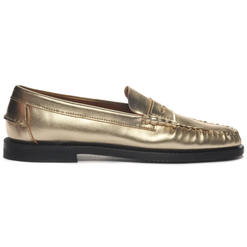 Image of Sebago Womens leather loafers Sebago Dan Met Dore Female 39