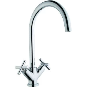 image of Wickes Denham Monobloc Kitchen Sink Mixer Tap Chrome