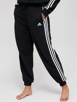 image of adidas 3 Stripe Loungewear Pants - Black Size M Women