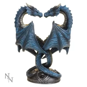 image of Anne Stokes Dragon Heart Candle Holder