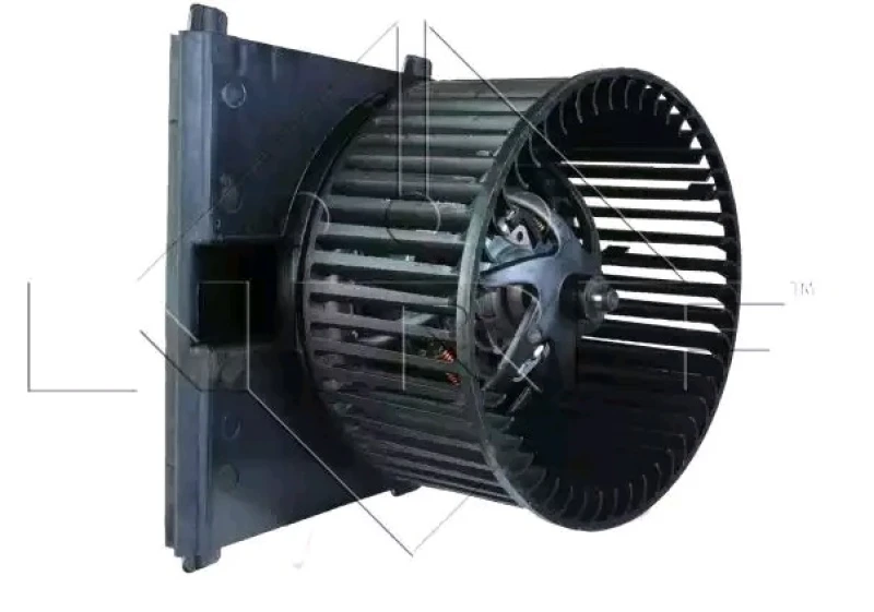 Image of NRF 34008 Blower Motor EASY FIT for right-hand drive vehicles, with adapter Interior Blower (2669)