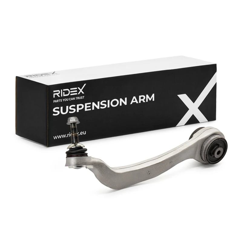 Image of RIDEX 273C3241 Suspension arm Trailing Arm, Aluminium, Front Axle Right Aluminium Track Control Arm (273)
