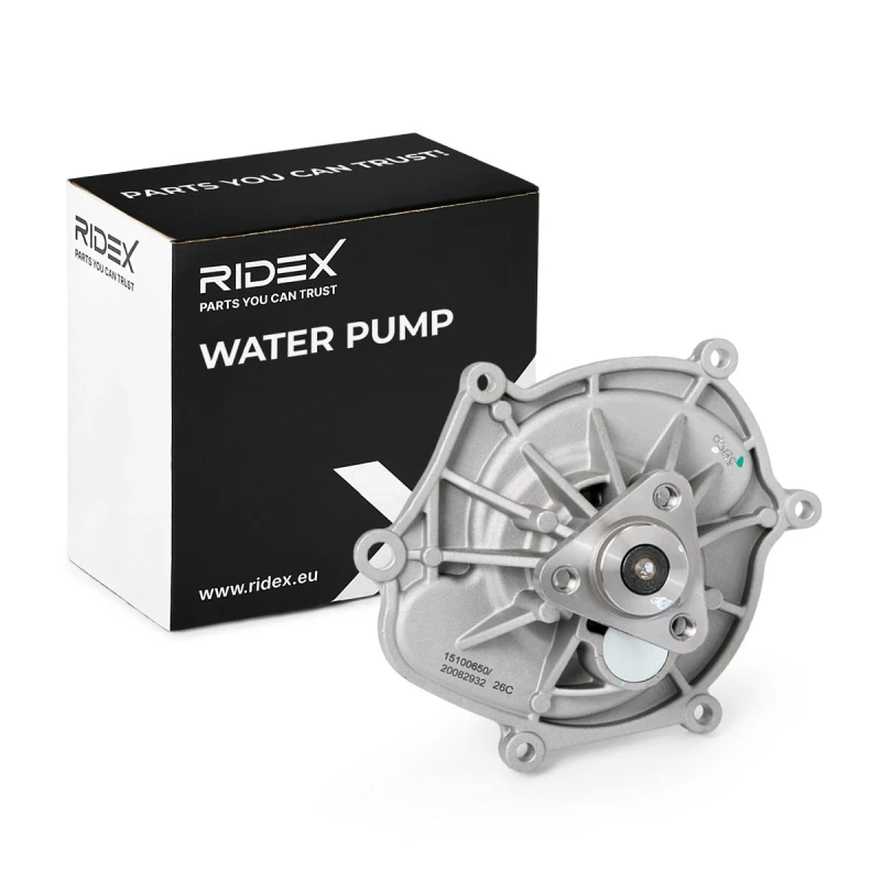 Image of RIDEX 1260W0982 Water pump with gasket/seal Water Pump (1260)