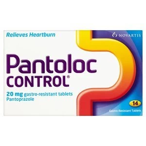 Image of Pantoloc Control 20mg Gastro-Resistant Tablets - 14 Tablets