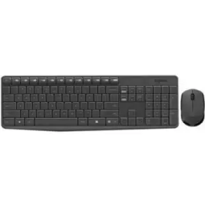 image of Logitech MK235 RF Wireless Bulgarian Black keyboard