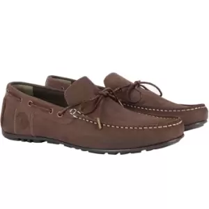 image of Barbour Jenson Loafers Dark Brown UK 10