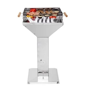 image of Tepro Vista Pedestal BBQ - Stainless Steel