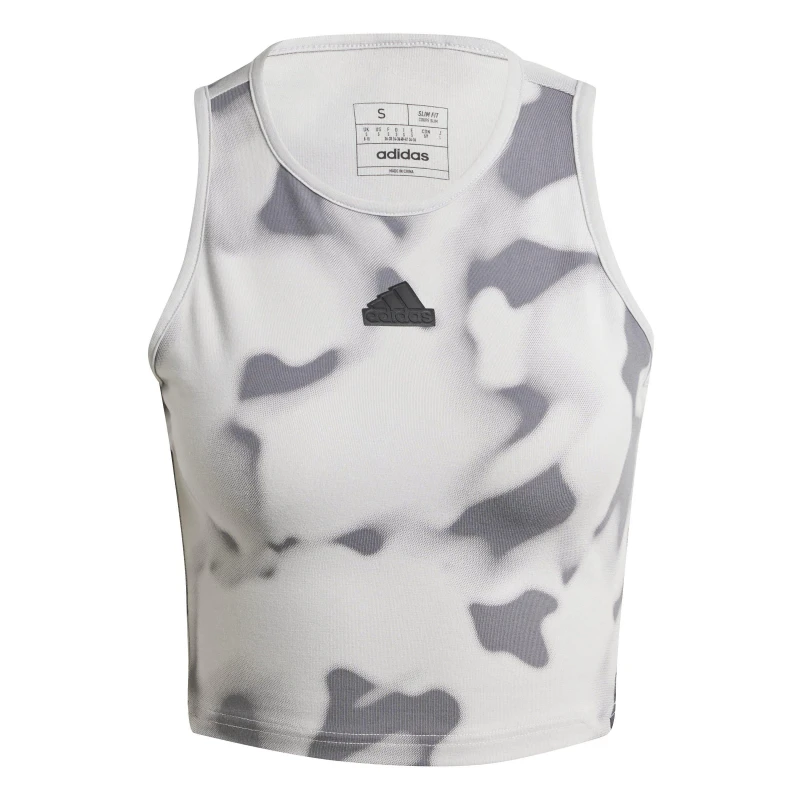 Image of adidas Future Icons 3-Stripes Tank Top Womens Performance Vests S (8-10) Grey 34584402330