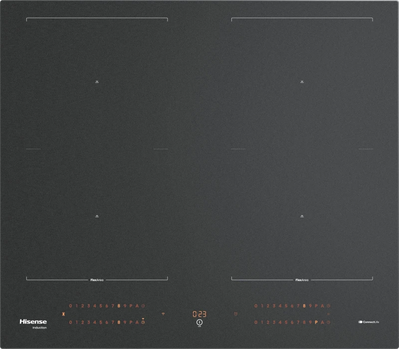 Image of Hisense 60cm 4 Zone Induction Hob HI6443SRWF Black