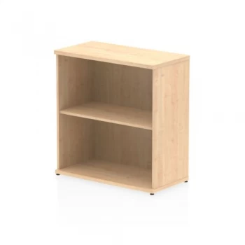 image of Trexus Office Low Bookcase 800x400x800mm 1 Shelf Maple Ref I000229