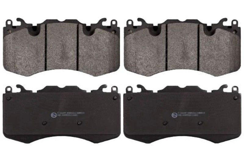 Image of SWAG 22 11 6126 Brake pad set Front Axle, prepared for wear warning indicator Brake Pad Set,disc brake (402)
