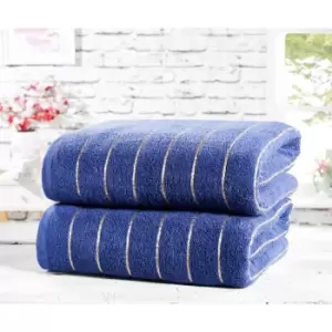 image of Rapport Home Furnishings Sandringham 450 gsm Towel Bale - 2 Piece - Navy