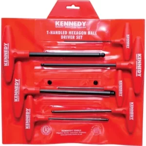 Image of Metric T-handle Ball Driver Set (7-Pce)