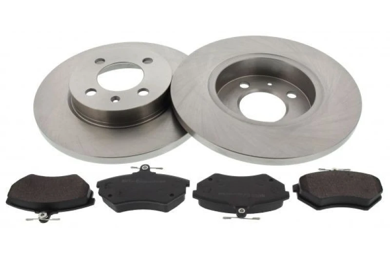 Image of MAPCO 47851 Brake disc and pads set Front Axle, Brake Disc Type: solid, excl. wear warning contact Brake Set,disc brakes (3405)