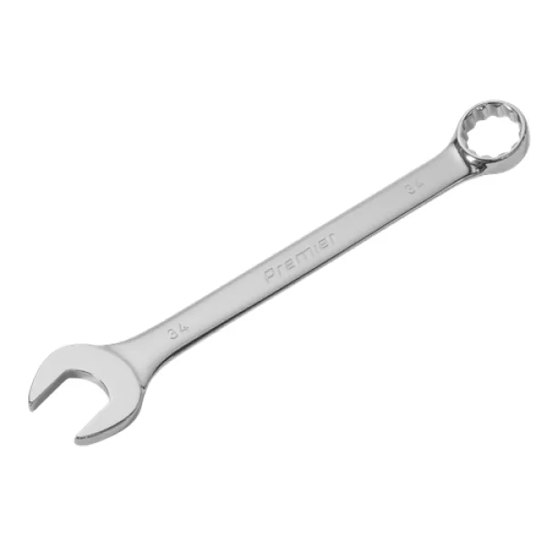 image of Genuine SEALEY AK632434 Combination Spanner Super Jumbo 34mm