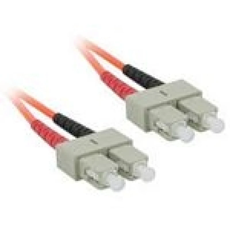Image of C2G 3m SC/SC LSZH Duplex 62.5/125 Multimode Fibre Patch Cable InfiniBa