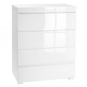 Image of Puro White Chest of Drawers White