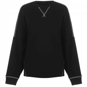 Image of Firetrap Crew Stitched Sweater - Black