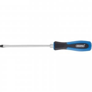 Image of Draper Pound Thru Plain Slotted Screwdriver 6mm 150mm