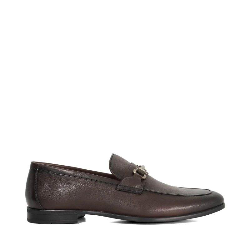 Image of Dune London Mens Seymore Loafers Loafers 8 (42) Brown 11086905280