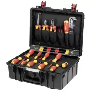 image of Wiha 45257 Electrical contractors Tool kit Case, Dust-proof, Waterproof 39 Piece