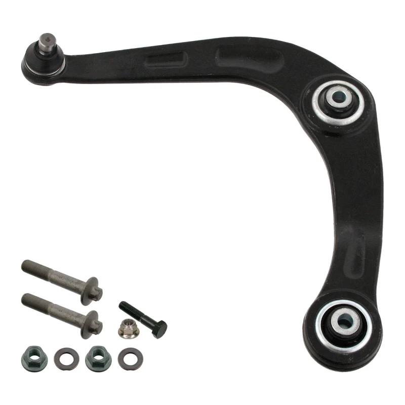 Image of FEBI BILSTEIN 40771 Suspension arm Control Arm, Cast Steel, Lower, with fastening/mounting material Cast Steel Track Control Arm (273)