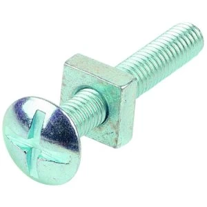 image of Wickes Mushroom Head Roofing Bolt M6x50mm Pack 12