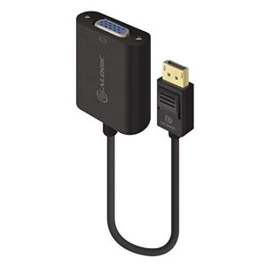 Image of ALOGIC 15cm DisplayPort to VGA Adapter (Male to Female); Compatible with all brands like HP, Dell, Lenovo, Toshiba, Ace,...