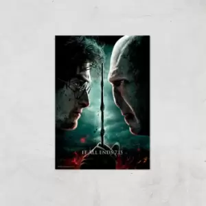 image of Harry Potter and the Deathly Hallows Part 2 Giclee Art Print - A2 - Print Only