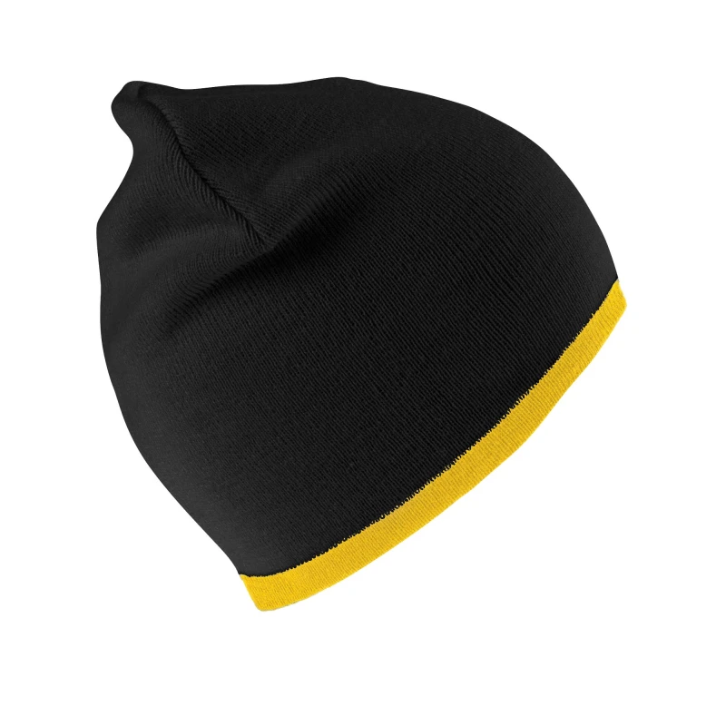 Image of Result Result Men Reversible Fashion Beanie in Dark Blue Dark Blue One Size Male 5063470999422