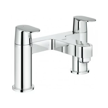 image of 25128 Eurosmart Cosmo Two Handled Deck Mounted Bath Filler Tap Lever - Grohe