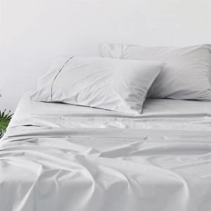 image of Sheridan 400TC Organic Cotton Pr Std Pillowcases - Frost Grey