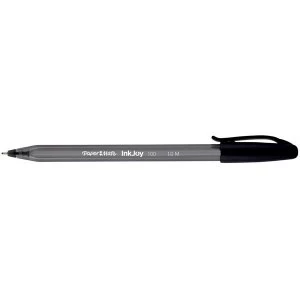 image of Paper Mate InkJoy 100 Ballpoint Pen 0.7 Tip 1.0mm Line Black Pack of 50