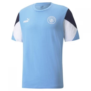 Puma Manchester City Cult T Shirt Mens - Blue/White