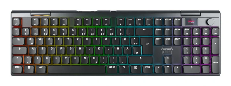 Image of Cherry CHERRY XTRFY MX 10.1 Wireless keyboard Gaming USB + RF Wireless + Bluetooth QWERTZ German Black G8A-25100HJADE-2