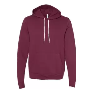 Image of Canvas Unisex Pullover Hooded Sweatshirt / Hoodie (2XL) (Maroon)