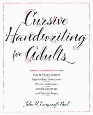 Image of Cursive Handwriting For Adults by John Neal