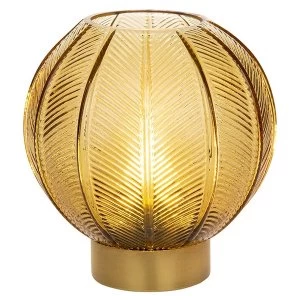 image of Edison LED Stripes Lamp Amber